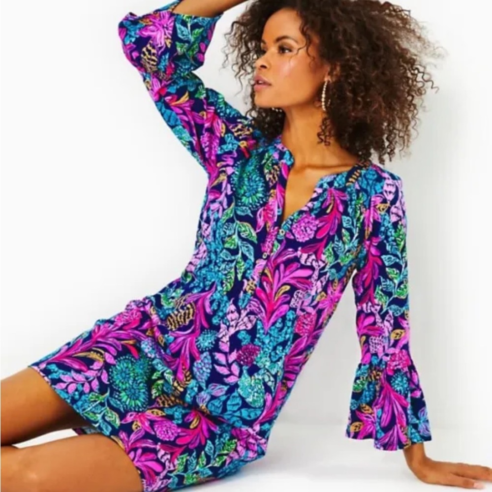 NWT Lilly Pulitzer Norris 3/4 Sleeve dress - S